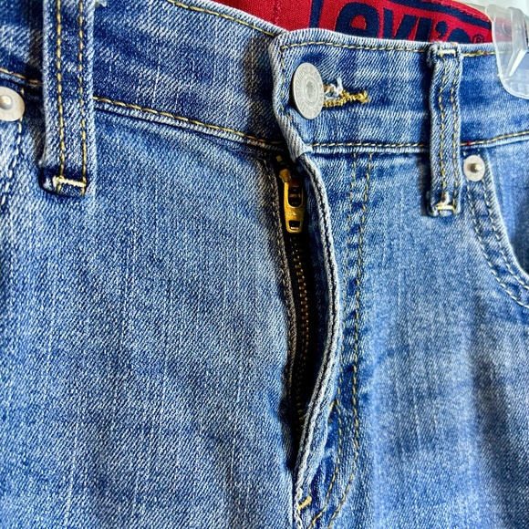 Boys Levi’s Straight Leg Blue Jeans / size 14 Reg / 27x29 - Picture 4 of 9